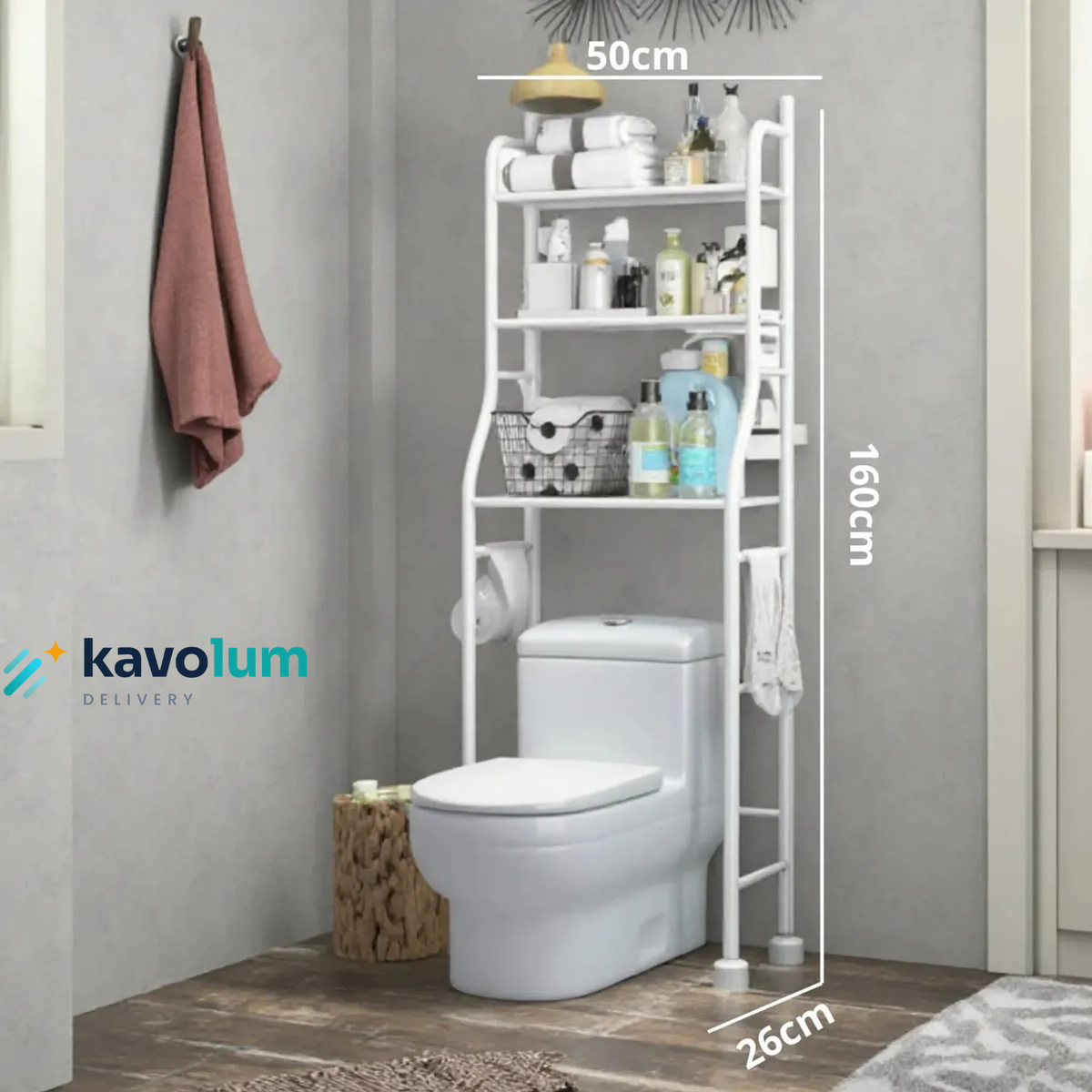 🛁 Organizador de Baño sobre el Inodoro