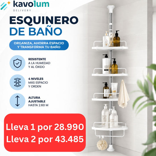Organizador de ducha