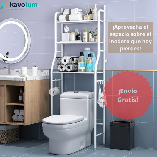 🛁 Organizador de Baño sobre el Inodoro